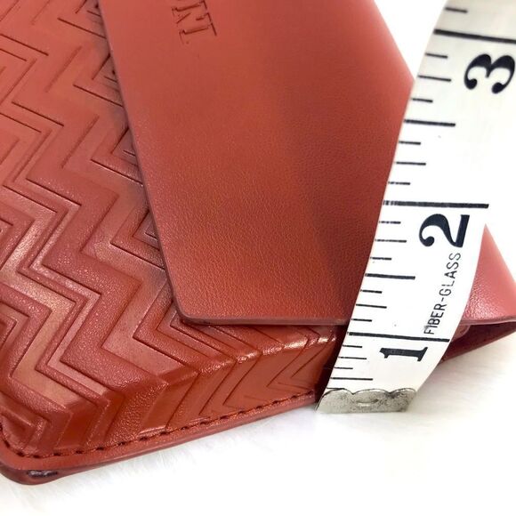 Missoni Brown Leather Glasses Case with Chevron Pattern and Glossy Finish - Picture 14 of 16